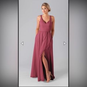 Kennedy Blue bridesmaid dress. Style : Riley Color: Rosewood Size: 12 (fit:10)